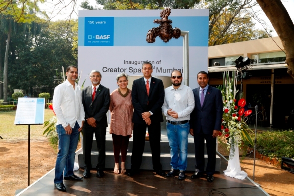from left to right – Vikram Bawa, Dr. Raman Ramachandran-(Chairman and MD, BASF India Limited and Head BASF South Asia), Brinda Miller, Sanjeev Gandhi (Member of the Board of Executives Directors of BASF SE),Vikram